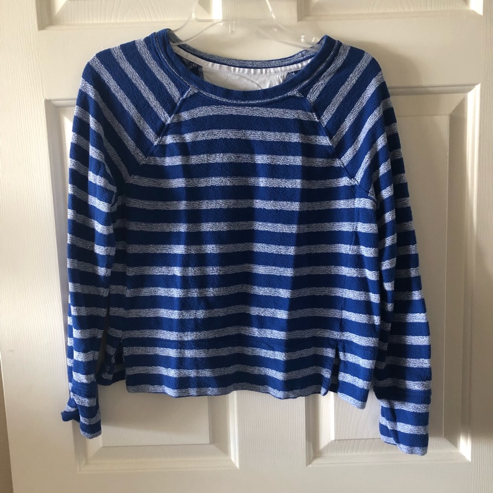 Blue Stripe Sweatshirt